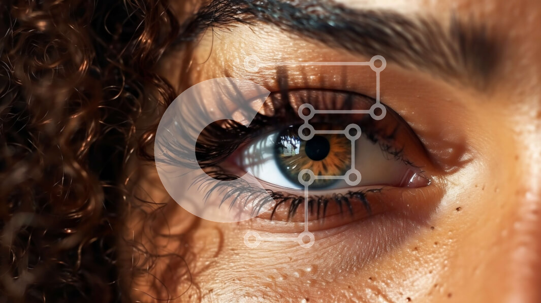 Σετ των 2 Intra Συλλεκτικό Ξύλινο Παζλ Plywood  4mm - Όμορφη κινηματογράφηση σε πρώτο πλάνο ενός γυναικείου ματιού με μακριές βλεφαρίδες Σε Ξύλινο Κουτί - Διαστάσεις: 10x10 cm – 25 κομμάτια