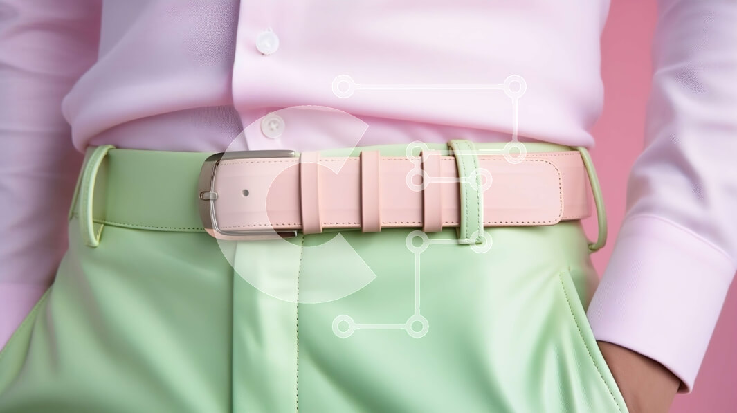 Intra Συλλεκτικό Ξύλινο Παζλ Plywood  4mm - Μοντέρνα γυναίκα με ροζ τοπ και πράσινο παντελόνι Σε Ξύλινο Κουτί - Διαστάσεις Puzzle: 10x10 cm – 25 κομμάτια