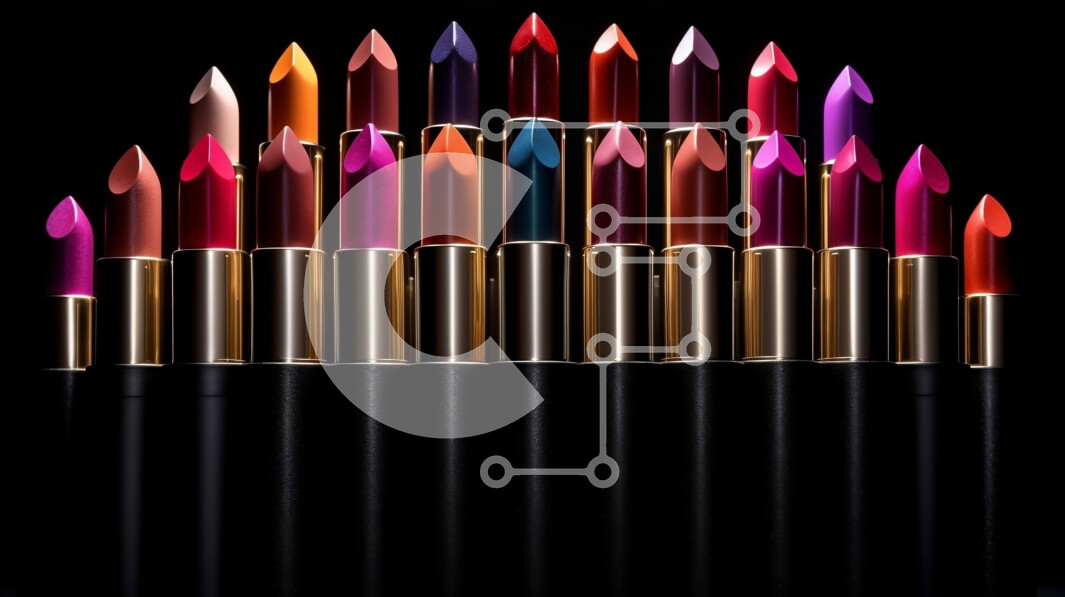 Intra Συλλεκτικό Ξύλινο Παζλ Plywood  4mm - Όμορφη σύνθεση κραγιόν σε σχήμα κύκλου Σε Ξύλινο Κουτί - Διαστάσεις Puzzle: 10x10 cm – 25 κομμάτια