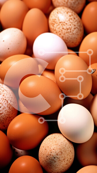 Intra Συλλεκτικό Ξύλινο Παζλ Plywood  4mm - Ομάδα αυγών σε μαύρο φόντο Σε Ξύλινο Κουτί - Διαστάσεις: 10x10 cm – 25 κομμάτια