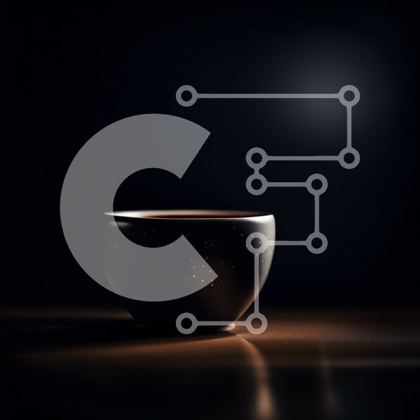 Intra Συλλεκτικό Ξύλινο Παζλ Plywood  4mm - Μινιμαλιστική μαύρη κούπα καφέ σε σκούρο ξύλινο τραπέζι Σε Ξύλινο Κουτί - Διαστάσεις: 10x10 cm – 25 κομμάτια