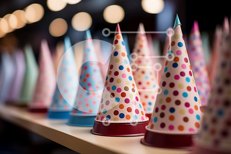 Intra Συλλεκτικό Ξύλινο Παζλ Plywood  4mm - Ζωντανοί χάρτινοι κώνοι που εμφανίζονται σε ράφι Σε Ξύλινο Κουτί - Διαστάσεις: 10x10 cm – 25 κομμάτια