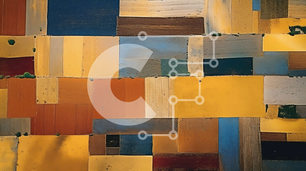 Intra Συλλεκτικό Ξύλινο Παζλ Plywood  4mm - Ζεστή και φιλόξενη υφή τοίχου από ξύλινη σανίδα Σε Ξύλινο Κουτί - Διαστάσεις Puzzle: 10x10 cm – 25 κομμάτια