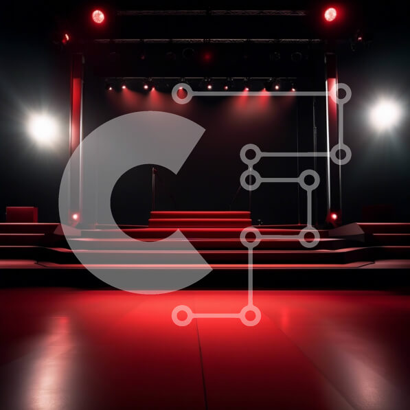 Intra Συλλεκτικό Ξύλινο Παζλ Plywood  4mm - Μινιμαλιστική Σκηνή με Προβολέα Σε Ξύλινο Κουτί - Διαστάσεις Puzzle: 10x10 cm – 25 κομμάτια