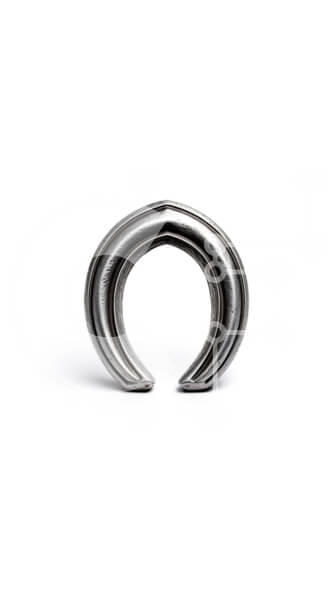 Intra Συλλεκτικό Ξύλινο Παζλ Plywood  4mm - Κομψό ασημένιο κυρτό δαχτυλίδι με στιλβωμένο φινίρισμα Σε Ξύλινο Κουτί - Διαστάσεις Puzzle: 10x10 cm – 25 κομμάτια