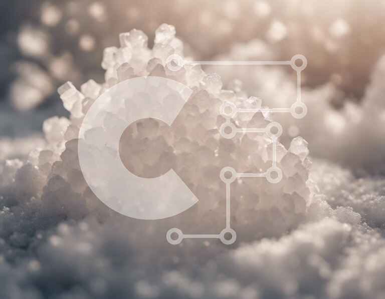 Intra Συλλεκτικό Ξύλινο Παζλ Plywood  4mm - Φρέσκος σωρός χιονιού καλυμμένος με λευκούς κρυστάλλους ζάχαρης Σε Ξύλινο Κουτί - Διαστάσεις: 10x10 cm – 25 κομμάτια