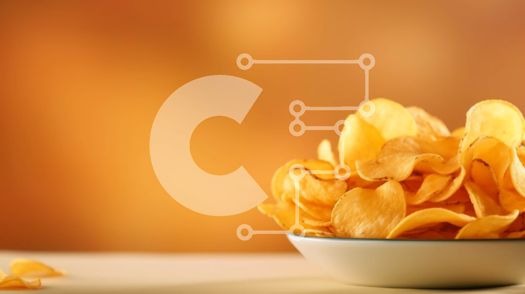 Σετ των 2 Intra Συλλεκτικό Ξύλινο Παζλ Plywood  4mm - Μπολ με πατατάκια στο τραπέζι Σε Ξύλινο Κουτί - Διαστάσεις: 10x10 cm – 25 κομμάτια