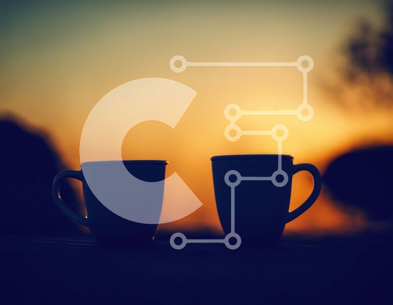 Σετ των 2 Intra Συλλεκτικό Ξύλινο Παζλ Plywood  4mm - Δύο φλιτζάνια καφέ σε ένα ξύλινο τραπέζι με το ηλιοβασίλεμα Σε Ξύλινο Κουτί - Διαστάσεις: 10x10 cm – 25 κομμάτια