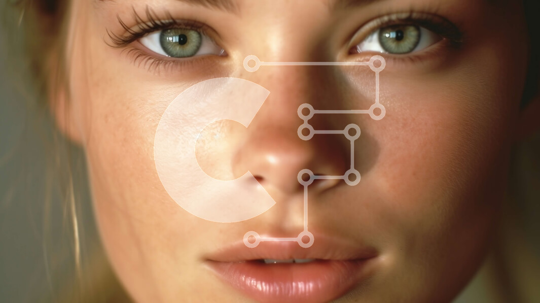 Intra Συλλεκτικό Ξύλινο Παζλ Plywood  4mm - Όμορφη γυναίκα με μακριά ξανθά μαλλιά και πράσινα μάτια Σε Ξύλινο Κουτί - Διαστάσεις Puzzle: 10x10 cm – 25 κομμάτια