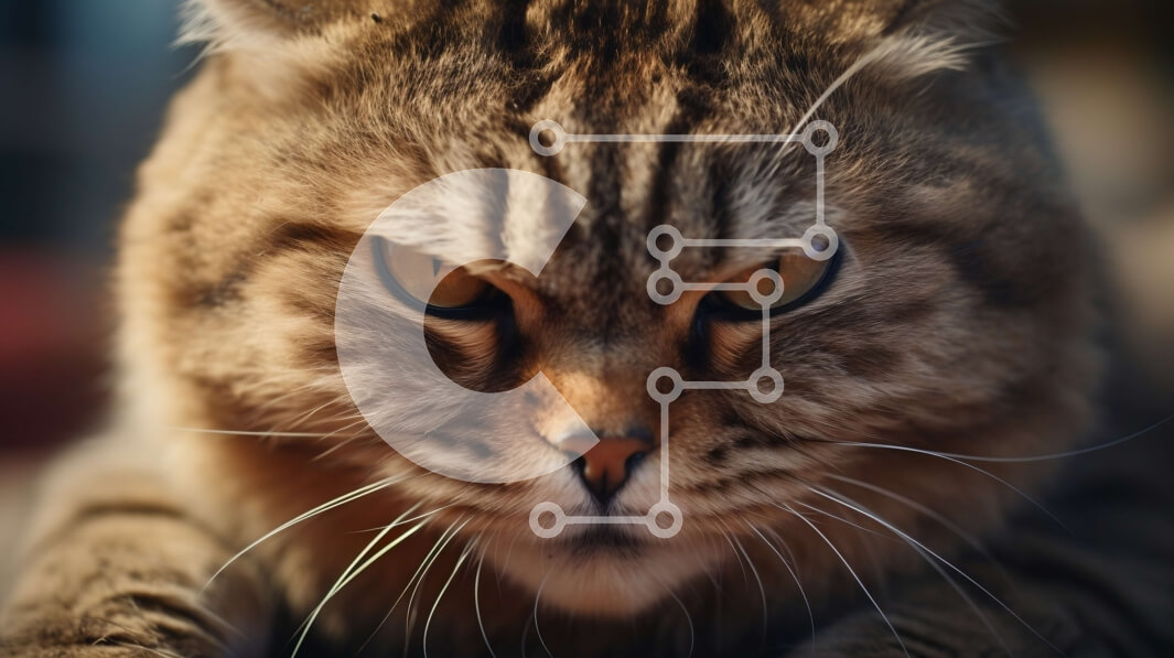 Σετ των 2 Intra Συλλεκτικό Ξύλινο Παζλ Plywood  4mm - Κοντινό πλάνο του προσώπου μιας τίγρης Σε Ξύλινο Κουτί - Διαστάσεις: 10x10 cm – 25 κομμάτια