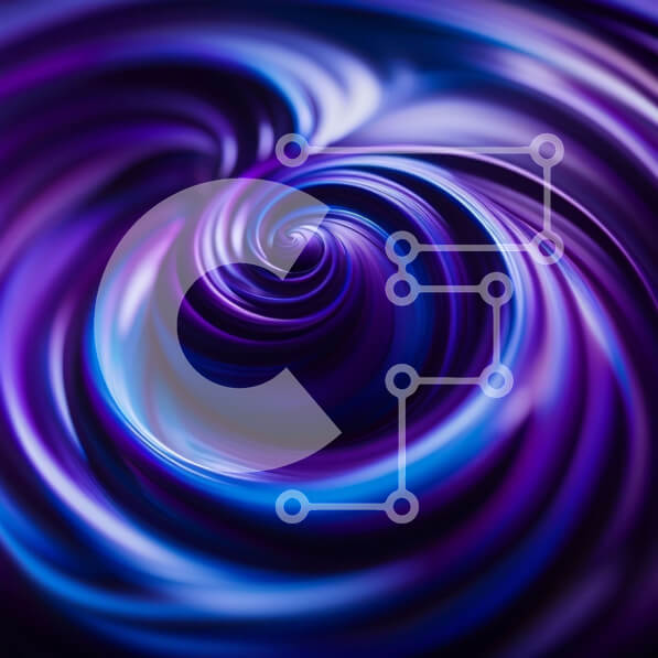 Intra Συλλεκτικό Ξύλινο Παζλ Plywood  4mm - Μυστηριώδης και συναρπαστική εικόνα μιας στροβιλιζόμενης δίνης Σε Ξύλινο Κουτί - Διαστάσεις Puzzle: 10x10 cm – 25 κομμάτια