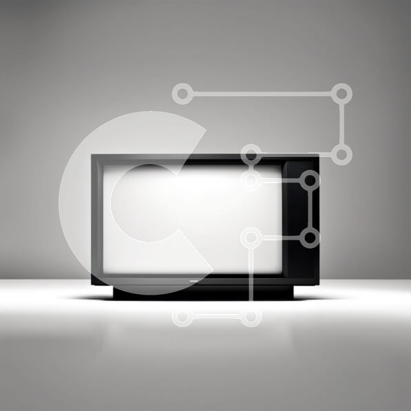 Intra Συλλεκτικό Ξύλινο Παζλ Plywood  4mm - Vintage ασπρόμαυρη τηλεόραση με κενή οθόνη Σε Ξύλινο Κουτί - Διαστάσεις Puzzle: 10x10 cm – 25 κομμάτια