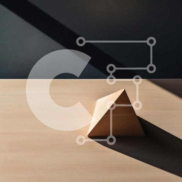 Intra Συλλεκτικό Ξύλινο Παζλ Plywood  4mm - Ξύλινη πυραμίδα στο τραπέζι με σκιά Σε Ξύλινο Κουτί - Διαστάσεις: 10x10 cm – 25 κομμάτια