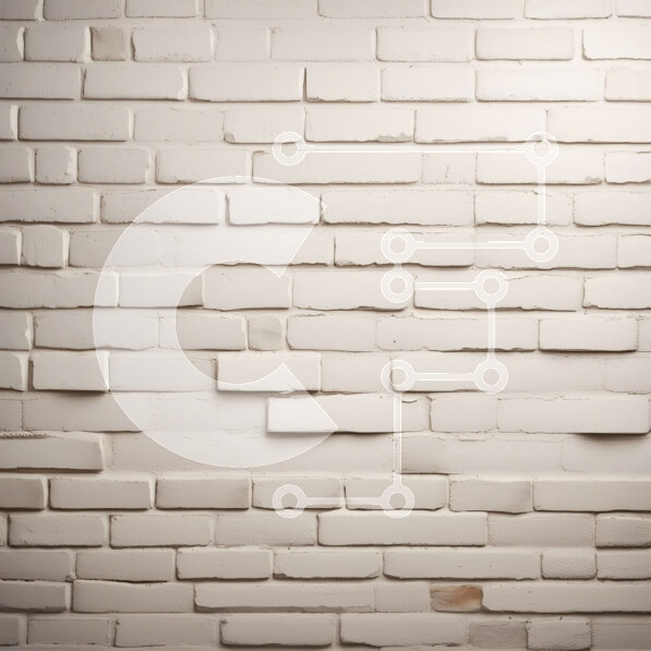 Intra Συλλεκτικό Ξύλινο Παζλ Plywood  4mm - Κοντινό πλάνο ενός ξεπερασμένου λευκού τούβλου τοίχου με ανάγλυφη επιφάνεια Σε Ξύλινο Κουτί - Διαστάσεις Puzzle: 10x10 cm – 25 κομμάτια