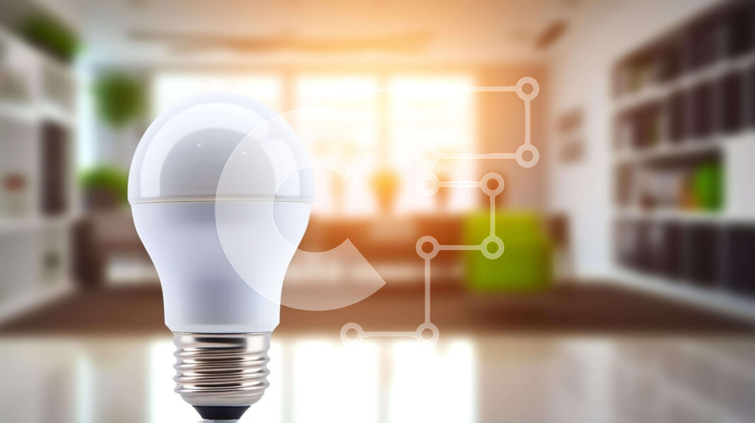 Intra Συλλεκτικό Ξύλινο Παζλ Plywood  4mm - Λευκή λάμπα φωτός σε ανοιχτό χώρο Σε Ξύλινο Κουτί - Διαστάσεις Puzzle: 10x10 cm – 25 κομμάτια