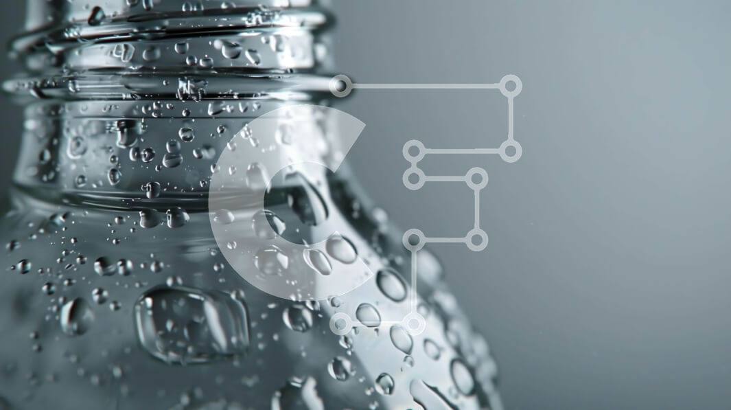 Intra Συλλεκτικό Ξύλινο Παζλ Plywood  4mm - Διαυγές μπουκάλι με σταγονίδια νερού Σε Ξύλινο Κουτί - Διαστάσεις: 10x10 cm – 25 κομμάτια