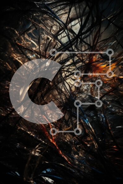 Σετ των 2 Intra Συλλεκτικό Ξύλινο Παζλ Plywood  4mm - Τρομακτική εικόνα ενός στοιχειωμένου δάσους με στριμμένα δέντρα και λαμπερά μάτια Σε Ξύλινο Κουτί - Διαστάσεις: 10x10 cm – 25 κομμάτια