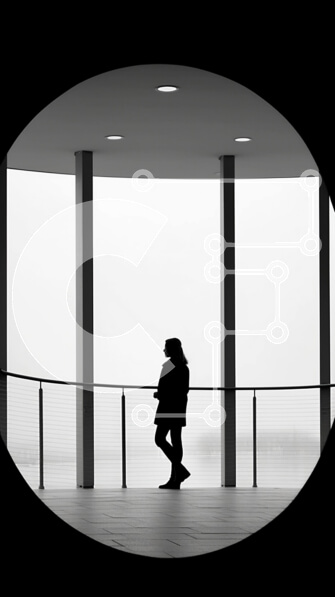 Intra Συλλεκτικό Ξύλινο Παζλ Plywood  4mm - Μελαγχολική σκηνή ενός ατόμου που στέκεται μπροστά από ένα ομιχλώδες παράθυρο Σε Ξύλινο Κουτί - Διαστάσεις Puzzle: 10x10 cm – 25 κομμάτια