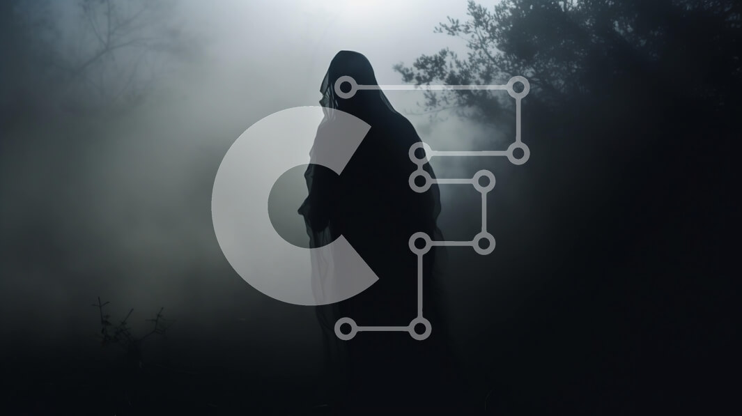 Intra Συλλεκτικό Ξύλινο Παζλ Plywood  4mm - Σκοτεινή φιγούρα στο ομιχλώδες δάσος Σε Ξύλινο Κουτί - Διαστάσεις: 10x10 cm – 25 κομμάτια