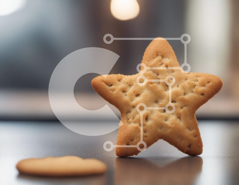 Σετ των 2 Intra Συλλεκτικό Ξύλινο Παζλ Plywood  4mm - Cookie σε σχήμα αστεριού σε φόντο επιτραπέζιου Σε Ξύλινο Κουτί - Διαστάσεις: 10x10 cm – 25 κομμάτια