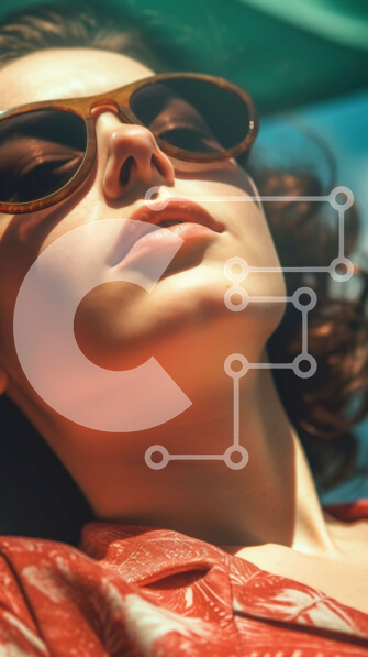 Intra Συλλεκτικό Ξύλινο Παζλ Plywood  4mm - Χαλάρωση σε μια πολυθρόνα κάτω από το γαλάζιο του ουρανού - Φωτογραφία Αρχείου Σε Ξύλινο Κουτί - Διαστάσεις Puzzle: 10x10 cm – 25 κομμάτια