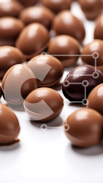 Intra Συλλεκτικό Ξύλινο Παζλ Plywood  4mm - Ποικιλία από αμύγδαλα και ξηρούς καρπούς με επικάλυψη σοκολάτας Σε Ξύλινο Κουτί - Διαστάσεις: 10x10 cm – 25 κομμάτια