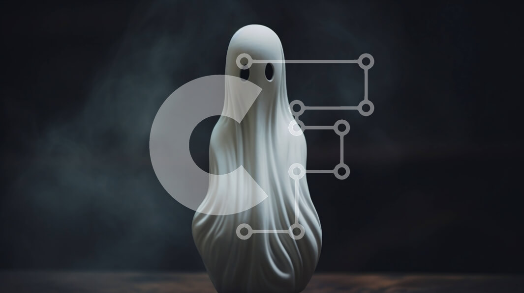 Intra Συλλεκτικό Ξύλινο Παζλ Plywood  4mm - Λευκό ειδώλιο σε σχήμα φαντάσματος στο τραπέζι με καπνό Σε Ξύλινο Κουτί - Διαστάσεις: 10x10 cm – 25 κομμάτια