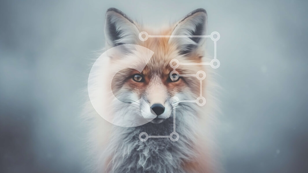 Σετ των 2 Intra Συλλεκτικό Ξύλινο Παζλ Plywood  4mm - Κοντινή εικόνα της Red Fox με ορθάνοιχτα μάτια Σε Ξύλινο Κουτί - Διαστάσεις: 10x10 cm – 25 κομμάτια