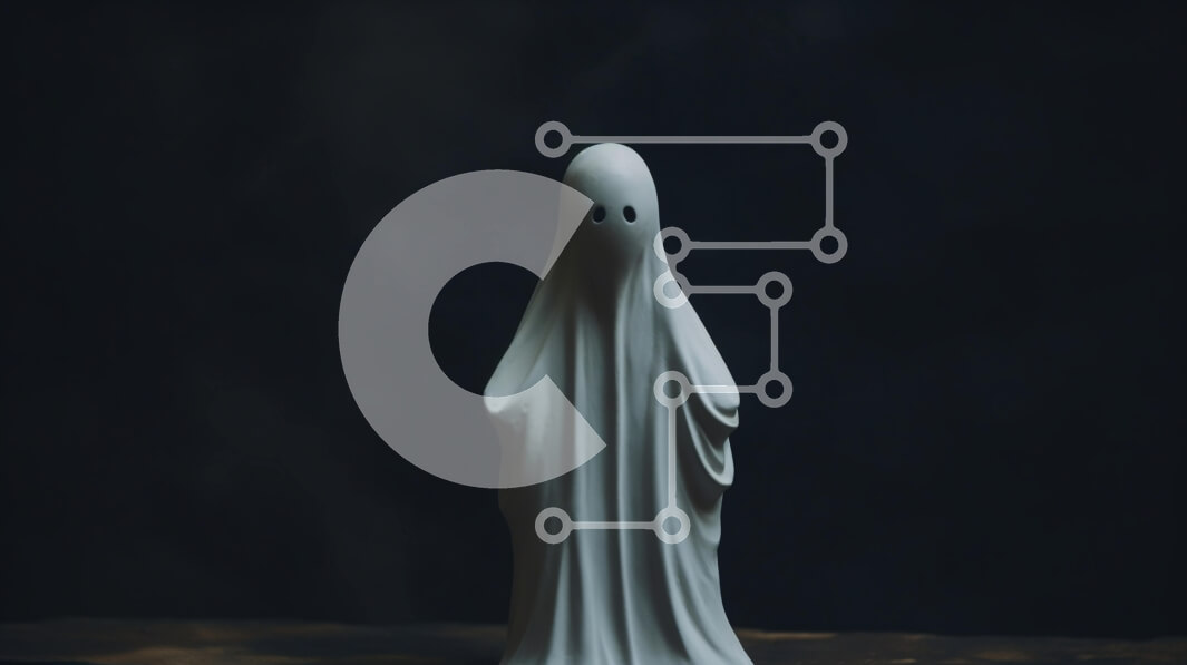 Intra Συλλεκτικό Ξύλινο Παζλ Plywood  4mm - Μυστηριώδες ειδώλιο λευκού φαντάσματος σε άδειο τραπέζι Σε Ξύλινο Κουτί - Διαστάσεις Puzzle: 10x10 cm – 25 κομμάτια