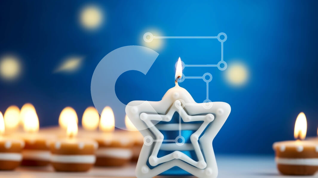 Intra Συλλεκτικό Ξύλινο Παζλ Plywood  4mm - Κερί σε σχήμα αστεριού με αναμμένα κεριά γύρω Σε Ξύλινο Κουτί - Διαστάσεις Puzzle: 10x10 cm – 25 κομμάτια