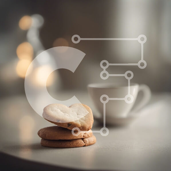 Σετ των 2 Intra Συλλεκτικό Ξύλινο Παζλ Plywood  4mm - Μπισκότα σε σχήμα καρδιάς με φλιτζάνι και πιατάκι Σε Ξύλινο Κουτί - Διαστάσεις: 10x10 cm – 25 κομμάτια