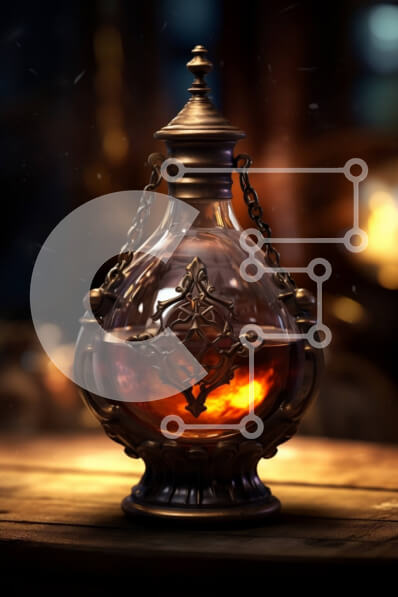 Σετ των 2 Intra Συλλεκτικό Ξύλινο Παζλ Plywood  4mm - Μπουκάλι ουίσκι σε ρουστίκ ξύλινη επιφάνεια Σε Ξύλινο Κουτί - Διαστάσεις: 10x10 cm – 25 κομμάτια