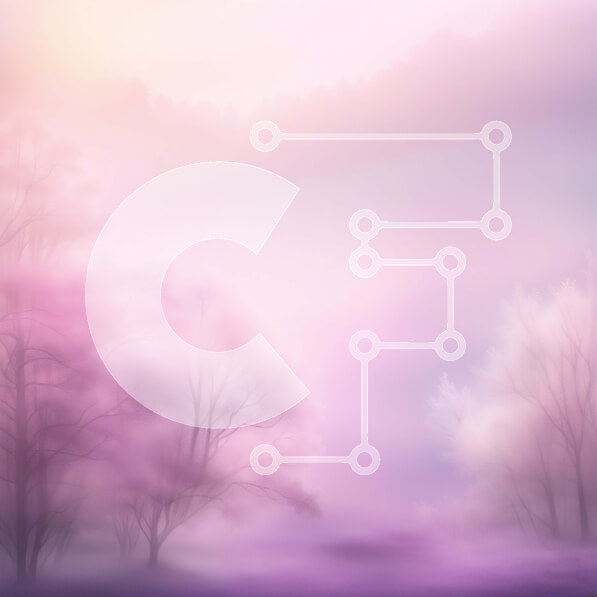 Intra Συλλεκτικό Ξύλινο Παζλ Plywood  4mm - Όμορφη εικόνα ενός μωβ και ροζ τοπίου με δέντρα και οροσειρά Σε Ξύλινο Κουτί - Διαστάσεις: 10x10 cm – 25 κομμάτια