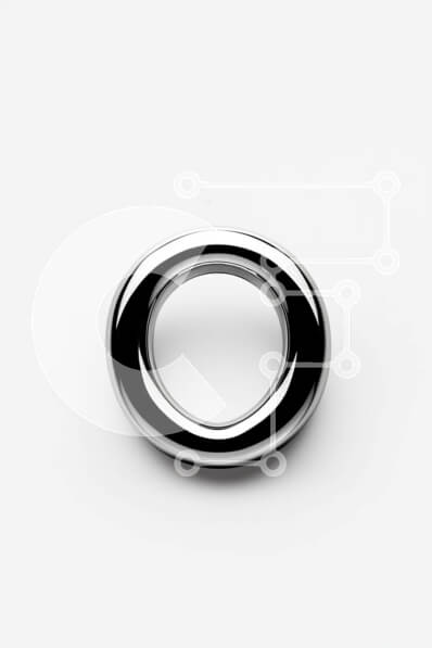 Intra Συλλεκτικό Ξύλινο Παζλ Plywood  4mm - Όμορφη εικόνα ενός μοντέρνου ασημένιου δαχτυλιδιού με στιλβωμένη επιφάνεια Σε Ξύλινο Κουτί - Διαστάσεις Puzzle: 10x10 cm – 25 κομμάτια