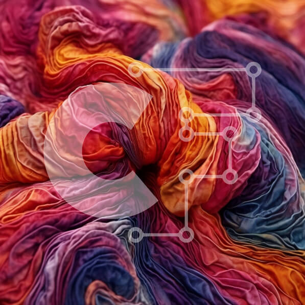 Intra Συλλεκτικό Ξύλινο Παζλ Plywood  4mm - Ζωντανό και μαλακό αναστατωμένο ύφασμα φόντου Σε Ξύλινο Κουτί - Διαστάσεις Puzzle: 10x10 cm – 25 κομμάτια