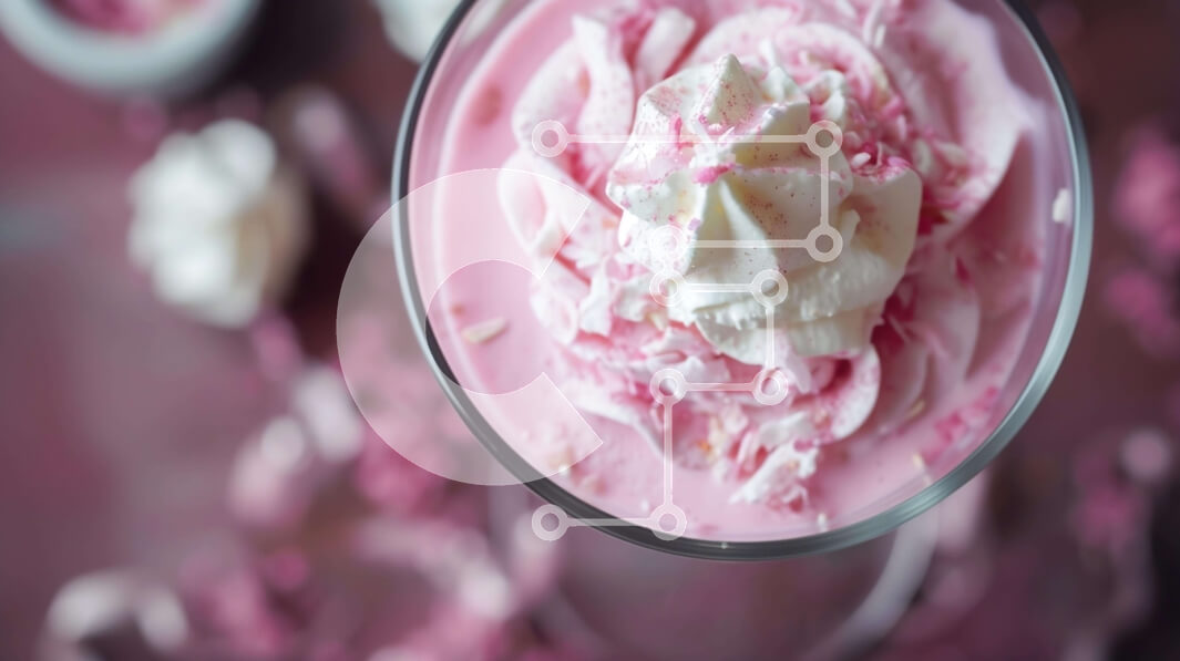 Σετ των 2 Intra Συλλεκτικό Ξύλινο Παζλ Plywood  4mm - Ροζ επιδόρπιο με σαντιγί και πασπάλισμα Σε Ξύλινο Κουτί - Διαστάσεις: 10x10 cm – 25 κομμάτια