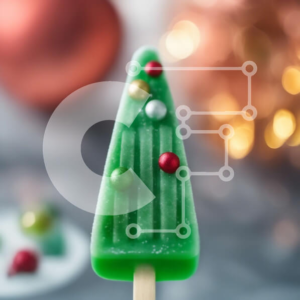 Σετ των 2 Intra Συλλεκτικό Ξύλινο Παζλ Plywood  4mm - Εορταστικό χριστουγεννιάτικο δέντρο με στολίδια και καραμέλα Σε Ξύλινο Κουτί - Διαστάσεις: 10x10 cm – 25 κομμάτια