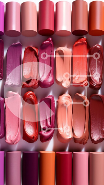 Intra Συλλεκτικό Ξύλινο Παζλ Plywood  4mm - Πολύχρωμα κραγιόν τοποθετημένα σε κύκλο σε λευκή επιφάνεια Σε Ξύλινο Κουτί - Διαστάσεις Puzzle: 10x10 cm – 25 κομμάτια