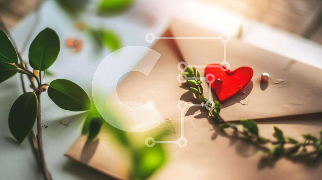 Intra Συλλεκτικό Ξύλινο Παζλ Plywood  4mm - Φάκελος του Αγίου Βαλεντίνου με καρδιά και κοσμήματα Σε Ξύλινο Κουτί - Διαστάσεις: 10x10 cm – 25 κομμάτια