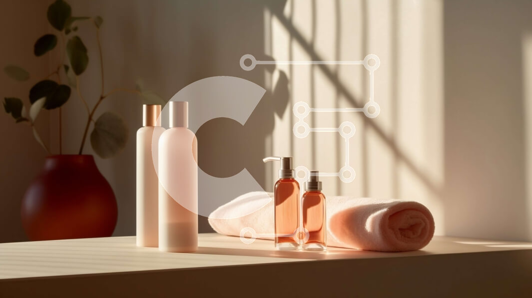 Intra Συλλεκτικό Ξύλινο Παζλ Plywood  4mm - Όμορφη εικόνα του τραπεζιού με ροζ τριαντάφυλλο και μπουκάλι υγρού Σε Ξύλινο Κουτί - Διαστάσεις Puzzle: 10x10 cm – 25 κομμάτια