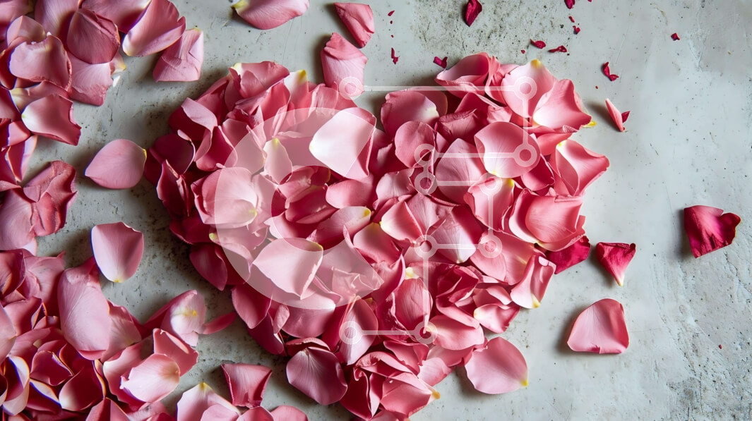 Intra Συλλεκτικό Ξύλινο Παζλ Plywood  4mm - Ροζ Πέταλο σε σχήμα καρδιάς Σε Ξύλινο Κουτί - Διαστάσεις Puzzle: 10x10 cm – 25 κομμάτια