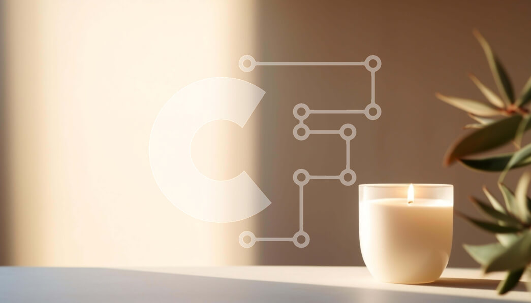 Intra Συλλεκτικό Ξύλινο Παζλ Plywood  4mm - Φυτό κεριού και ευκαλύπτου στο τραπέζι Σε Ξύλινο Κουτί - Διαστάσεις Puzzle: 10x10 cm – 25 κομμάτια