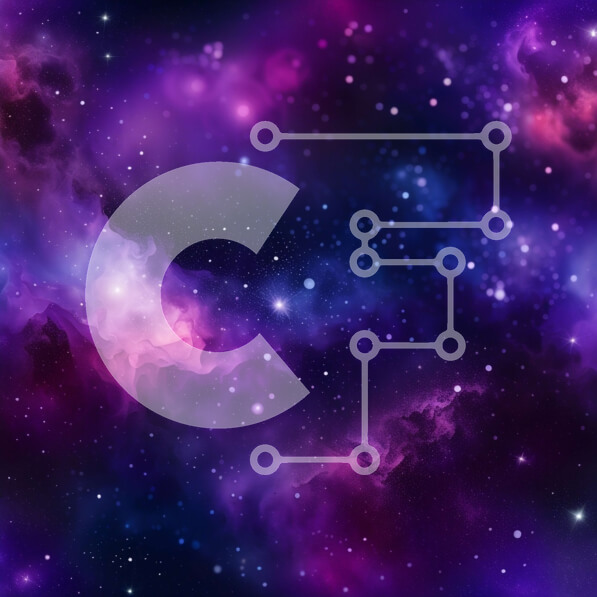 Intra Συλλεκτικό Ξύλινο Παζλ Plywood  4mm - Εκπληκτική εικόνα ενός πολύχρωμου νεφελώματος με φωτεινά αστέρια Σε Ξύλινο Κουτί - Διαστάσεις Puzzle: 10x10 cm – 25 κομμάτια