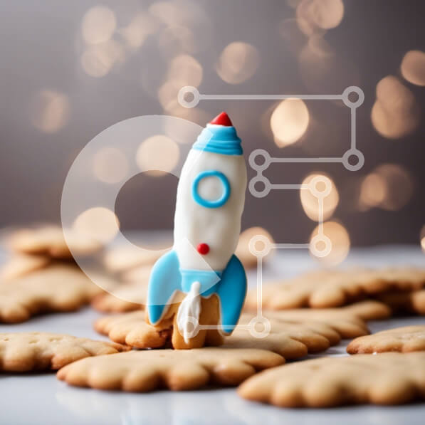 Σετ των 2 Intra Συλλεκτικό Ξύλινο Παζλ Plywood  4mm - Μπισκότο σε σχήμα ρόκας για πάρτι ή γιορτή Σε Ξύλινο Κουτί - Διαστάσεις: 10x10 cm – 25 κομμάτια