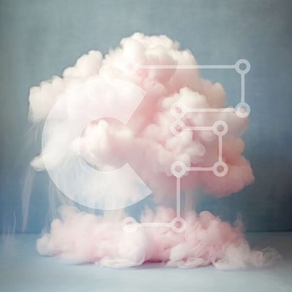 Intra Συλλεκτικό Ξύλινο Παζλ Plywood  4mm - Όμορφη εικόνα ενός ροζ σύννεφου στον ουρανό Σε Ξύλινο Κουτί - Διαστάσεις: 10x10 cm – 25 κομμάτια