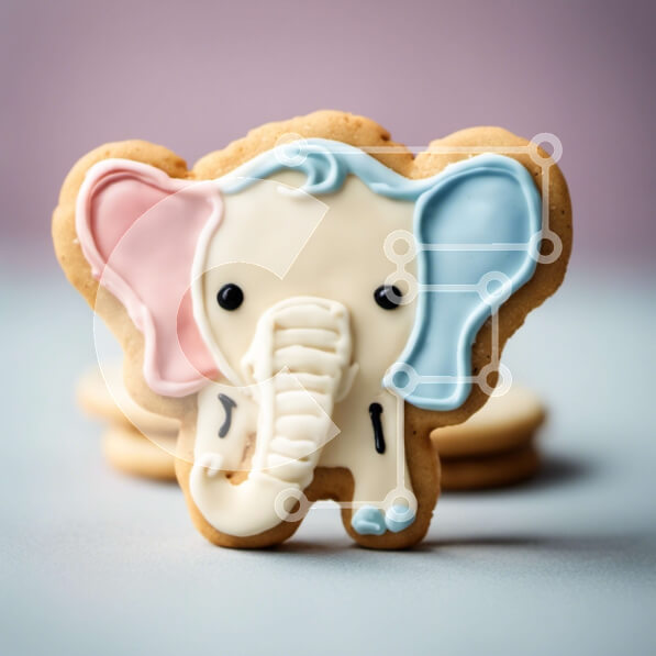 Σετ των 2 Intra Συλλεκτικό Ξύλινο Παζλ Plywood  4mm - Διακοσμητικό μπισκότο ελέφαντα για γενέθλια ή ειδική περίσταση Σε Ξύλινο Κουτί - Διαστάσεις: 10x10 cm – 25 κομμάτια