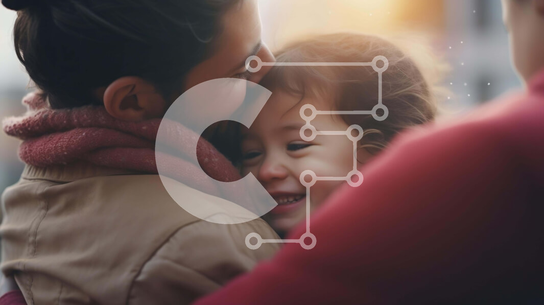 Intra Συλλεκτικό Ξύλινο Παζλ Plywood  4mm - Πατέρας και κόρη αγκαλιάζονται σε μια συγκινητική στιγμή Σε Ξύλινο Κουτί - Διαστάσεις Puzzle: 10x10 cm – 25 κομμάτια