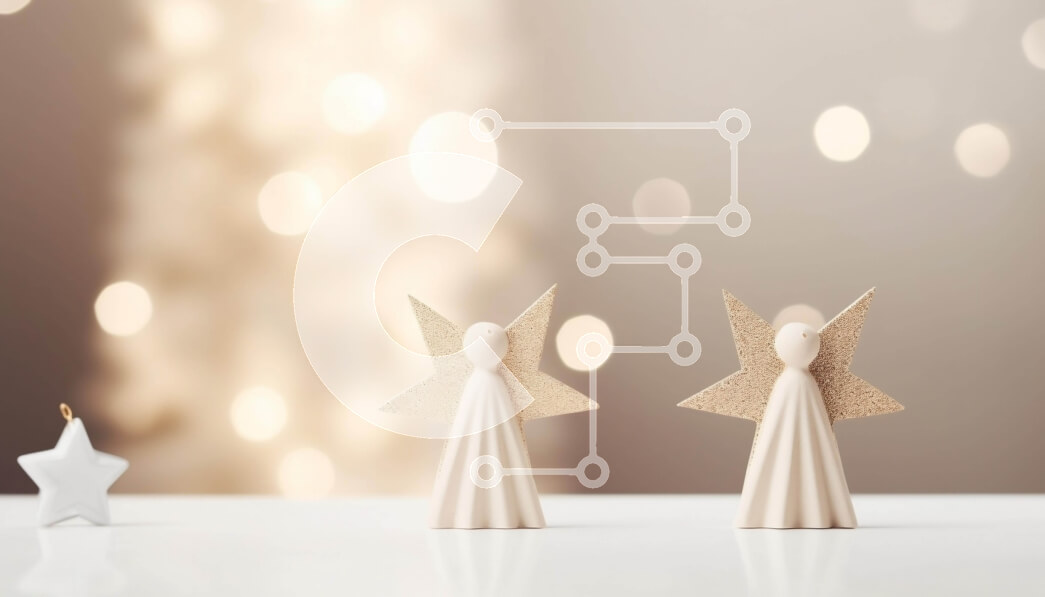 Intra Συλλεκτικό Ξύλινο Παζλ Plywood  4mm - Ειδώλια Αγγέλων με Κηροπήγια για εορταστική διακόσμηση Σε Ξύλινο Κουτί - Διαστάσεις: 10x10 cm – 25 κομμάτια