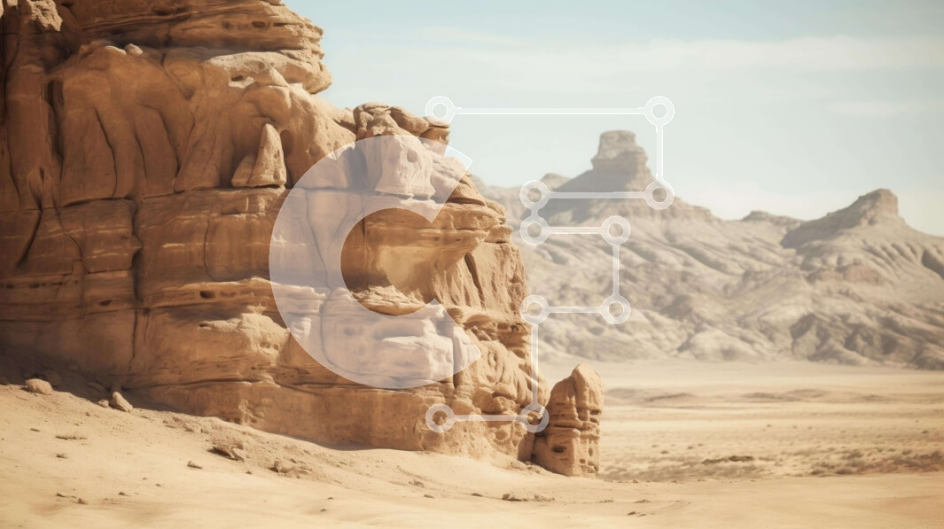 Intra Συλλεκτικό Ξύλινο Παζλ Plywood  4mm - Άνθρωπος στην έρημο με σχηματισμούς βράχου Σε Ξύλινο Κουτί - Διαστάσεις: 10x10 cm – 25 κομμάτια