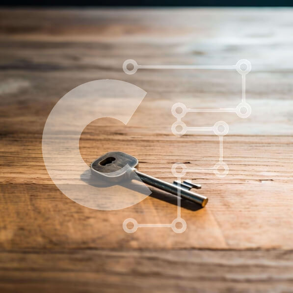 Intra Συλλεκτικό Ξύλινο Παζλ Plywood  4mm - Μονό κλειδί σε παλιό ξύλινο τραπέζι Σε Ξύλινο Κουτί - Διαστάσεις: 10x10 cm – 25 κομμάτια